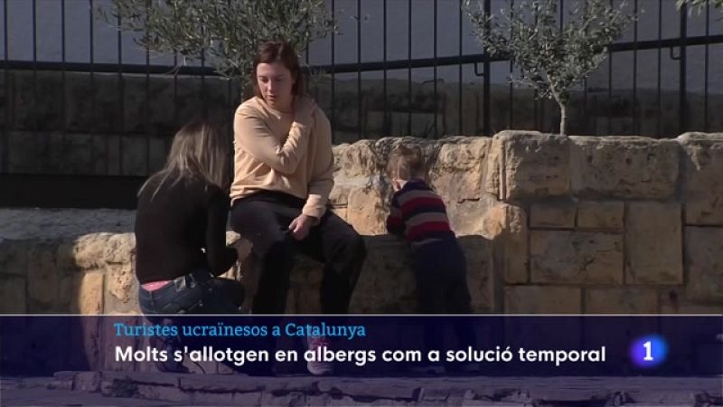 Els ucraïnesos atrapats a Catalunya s'allotgen en albergs