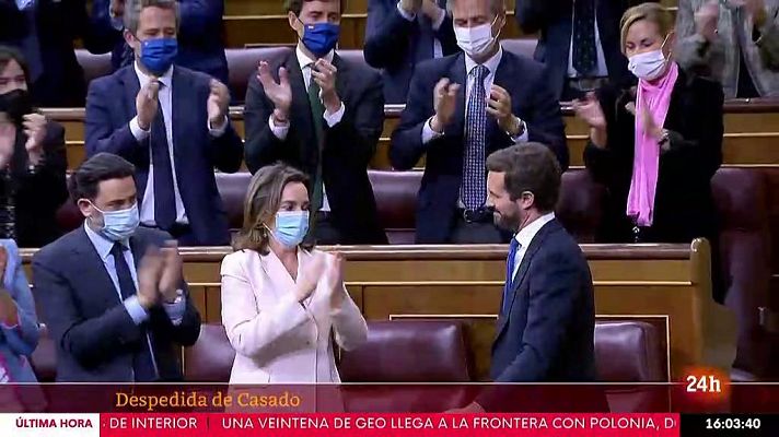 Parlamento - La despedida de Casado en el Congreso