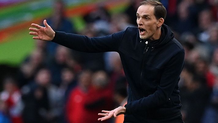 Telediario 2 - Enfado de Tuchel al ser preguntado por Abramovich