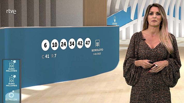 Loterías - Sorteo de la Bonoloto y Euromillones del 01/03/2022