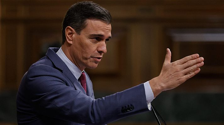 Telediario 1 - Sánchez rectifica y anuncia que enviará armamento directamente a Ucrania