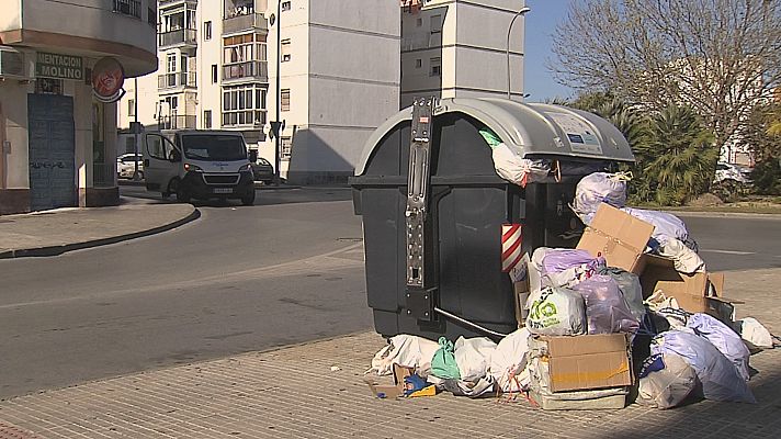 Noticias Andalucía - Huelga en la recogida de basura