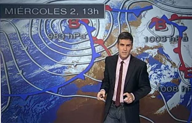 El tiempo - Nieve en el noroeste y centro
