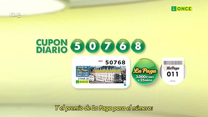 Sorteos ONCE - Sorteo ONCE - 02/03/22