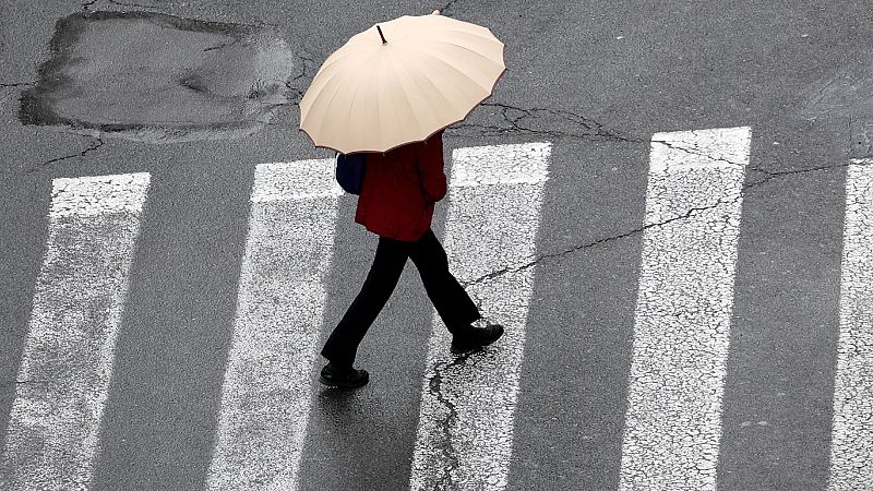 Un frente atlántico dejará precipitaciones casi generalizadas