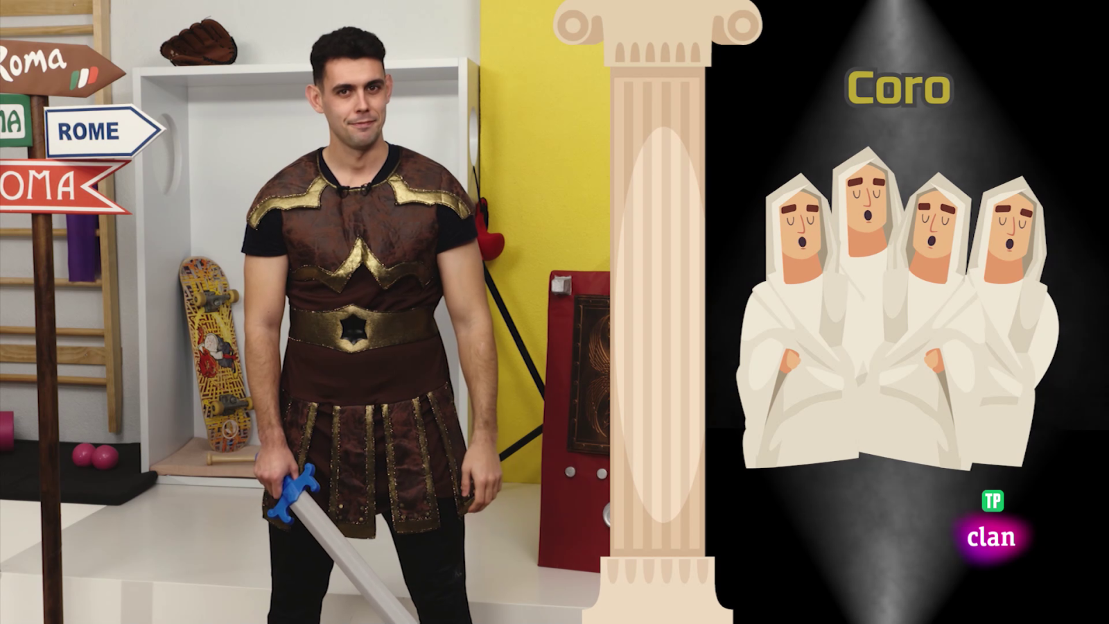 RETO - El coro y el teatro romano - Aprendemos en Clan | Ver