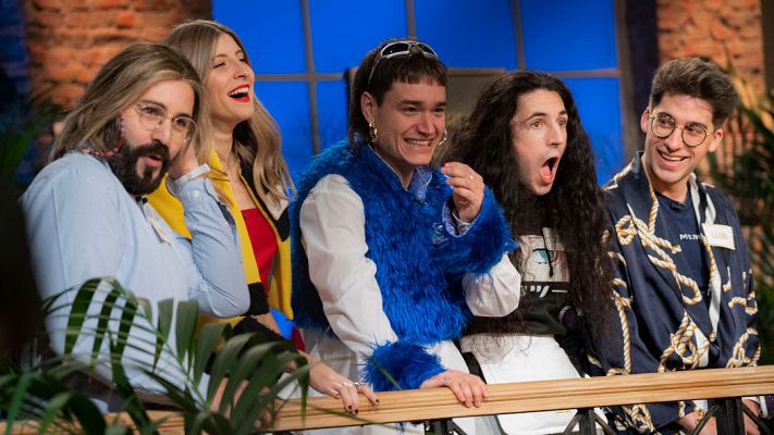 Maestros de la costura - Jesús se transforma en su alter ego: la drag Sonia Labarra