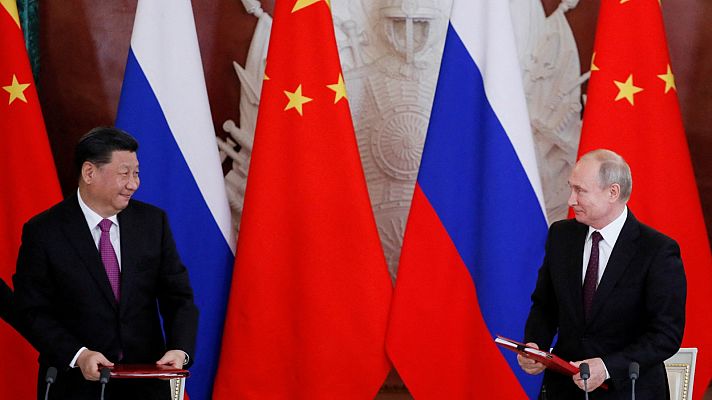 Telediario 2 - El difícil equilibrio de China en la guerra en Ucrania