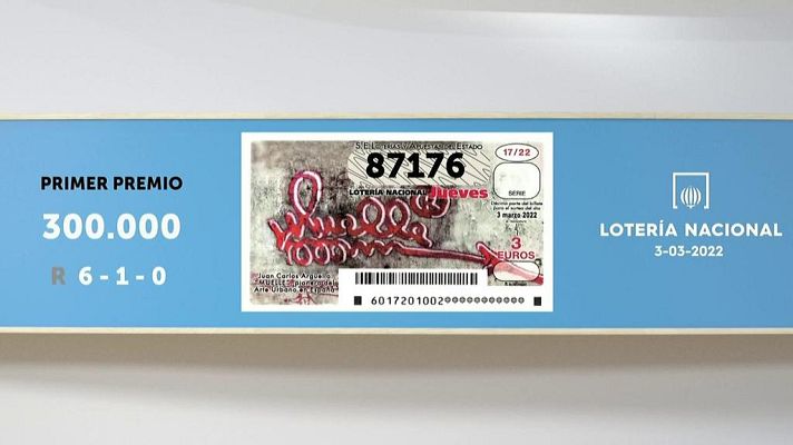 SELAE - Sorteo de la Lotería Nacional del 03/03/2022