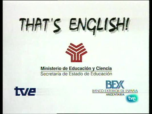 That's English - Módulo 6 - Unidad 7 - Programa 2