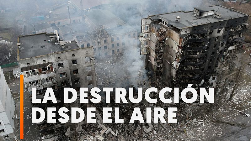 Devastación y calles desiertas: Así ha quedado Borodyanka tras el ataque de Rusia