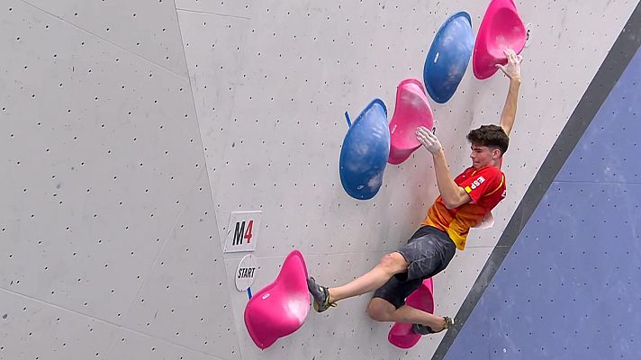 Escalada deportiva - Test Copa del Mundo. Clasificatorias Semifinal Boulder Masc.