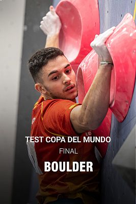Escalada deportiva - Test Copa del Mundo. Final Boulder Masculina