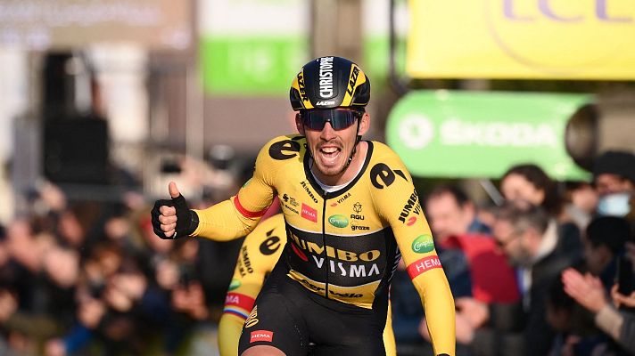 Ciclismo - Christophe Laporte corona la exhibición de Jumbo en la primera etapa de la París