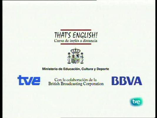 That's English - Módulo 4 - Unidad 7 - Programa 3