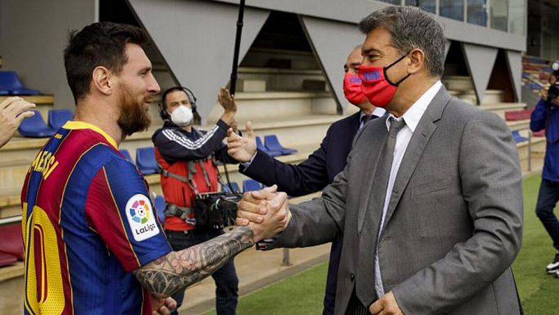 Laporta: "No me arrepiento de la decisión tomada con Messi" | Ver