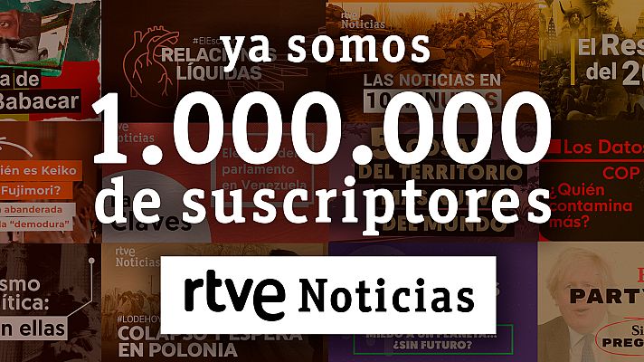 Modo Digital - RTVE.es Noticias llega al millón de suscriptores en Youtube