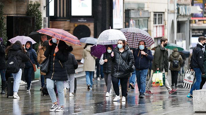 El tiempo - Un nuevo frente dejará precipitaciones en Galicia y la cordillera Cantábrica