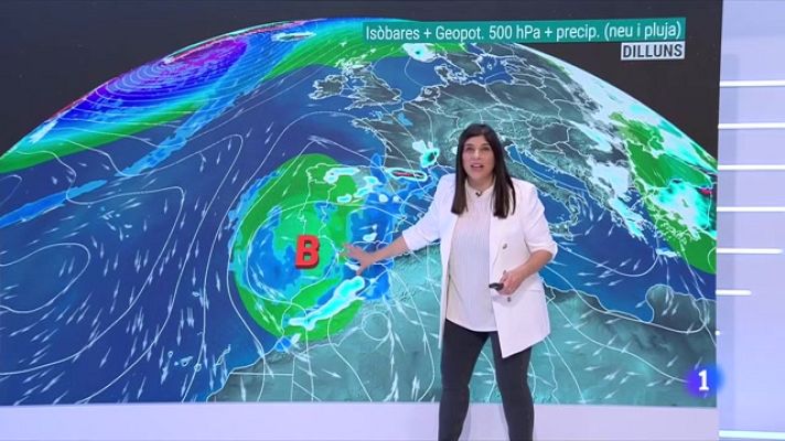 El temps - La pluja es queda