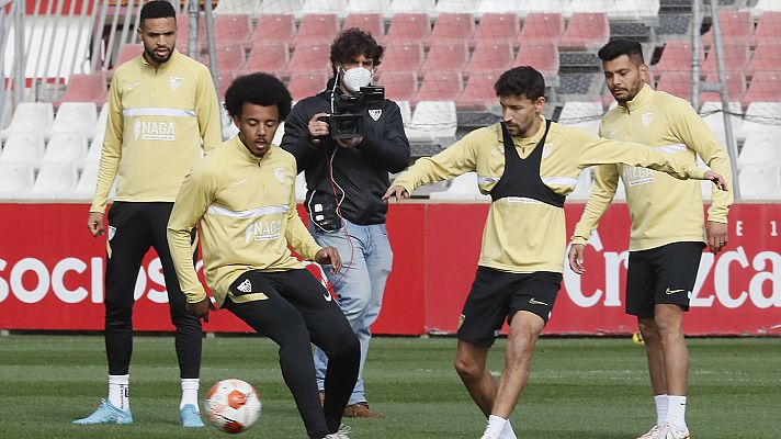 Telediario 1 - El Sevilla y su plan para detener al West Ham y sus aficionados