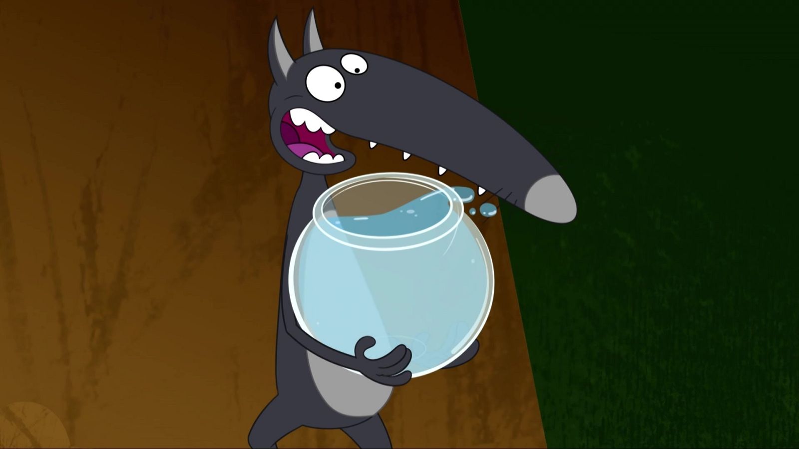 El lobo que quería tener un pez - Lobo | Ver