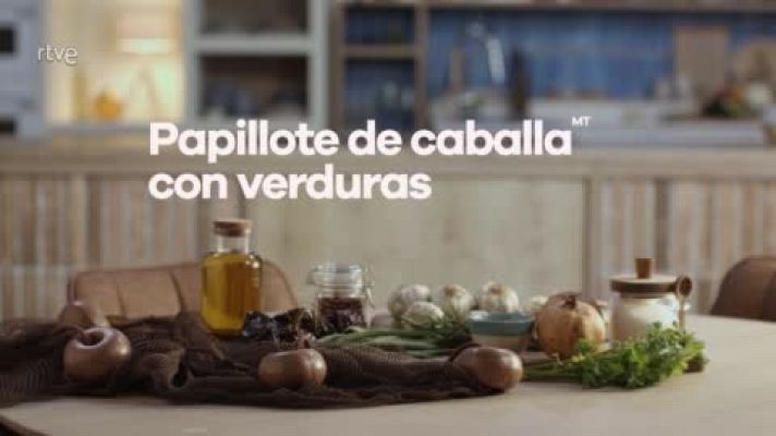 Menudos Torres - Receta de papillote de caballa con verduras