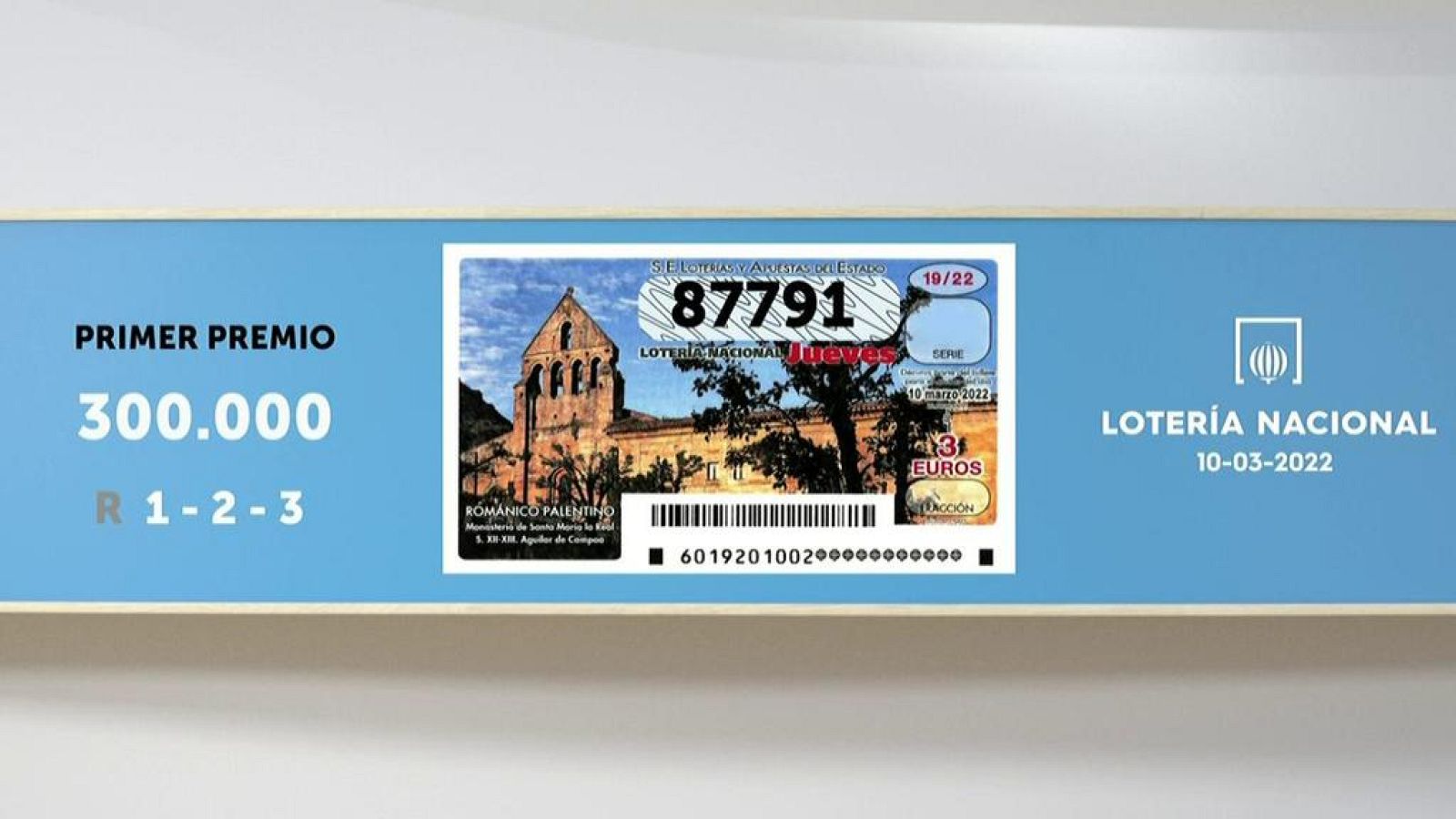 Sorteo de la Lotería Nacional del 10/03/2022 - Ver ahora