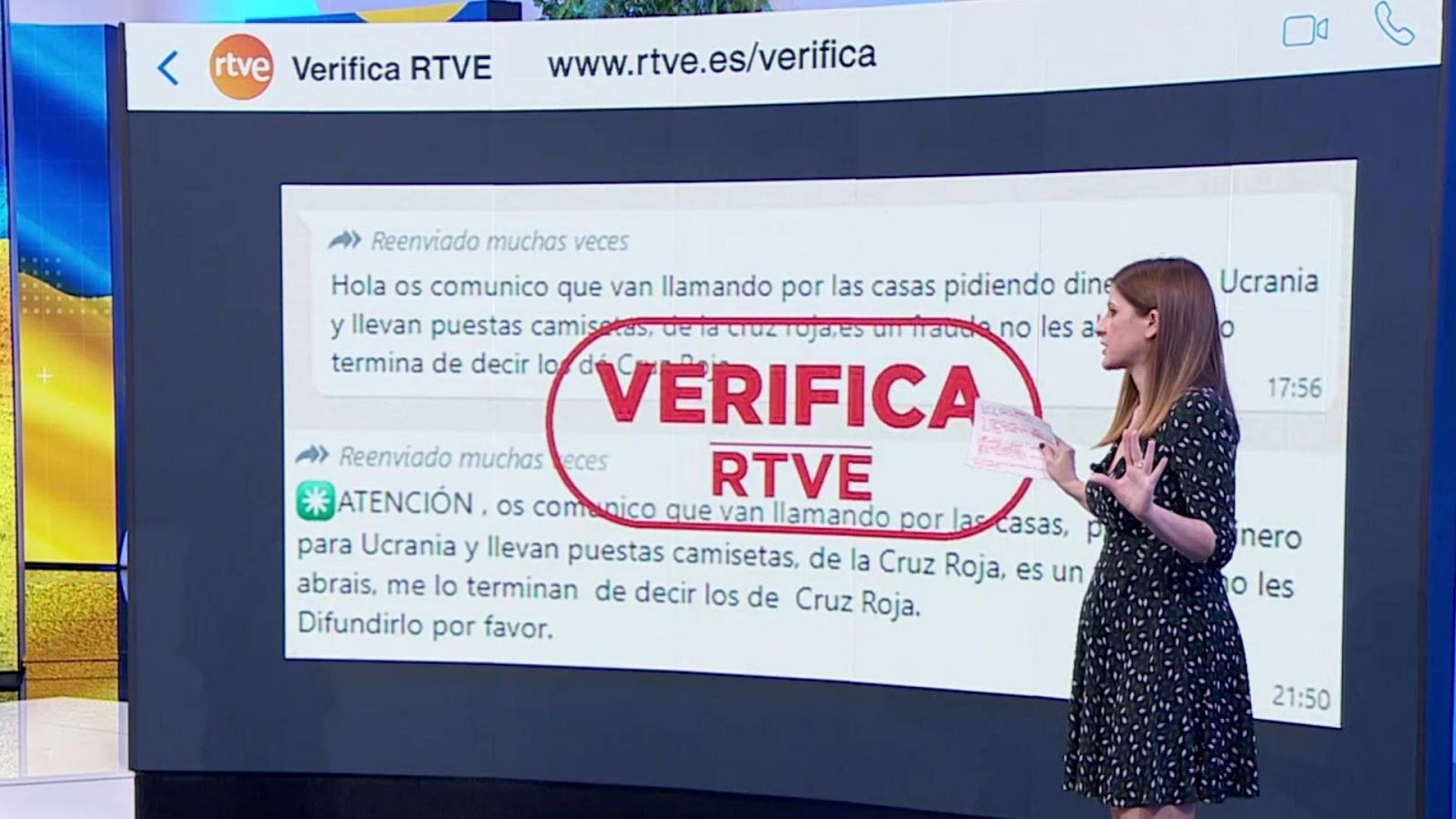 VerificaRTVE: cuidado con este engaño a través de WhatsApp en nombre de Cruz Roja - Ver ahora