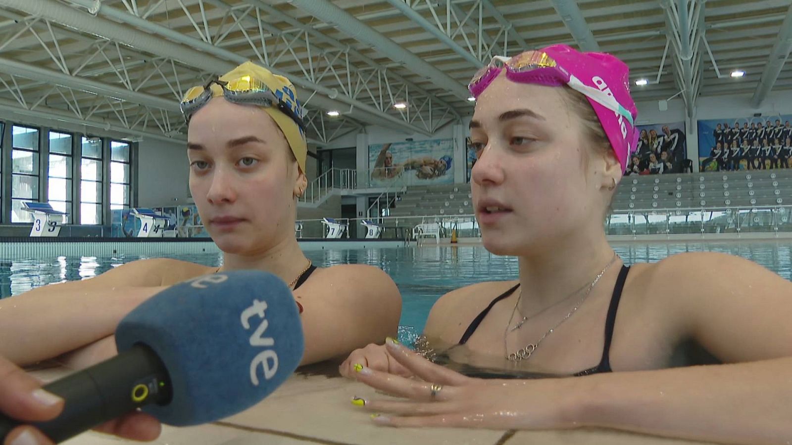 Así es el refugio en Italia de las nadadoras ucranianas