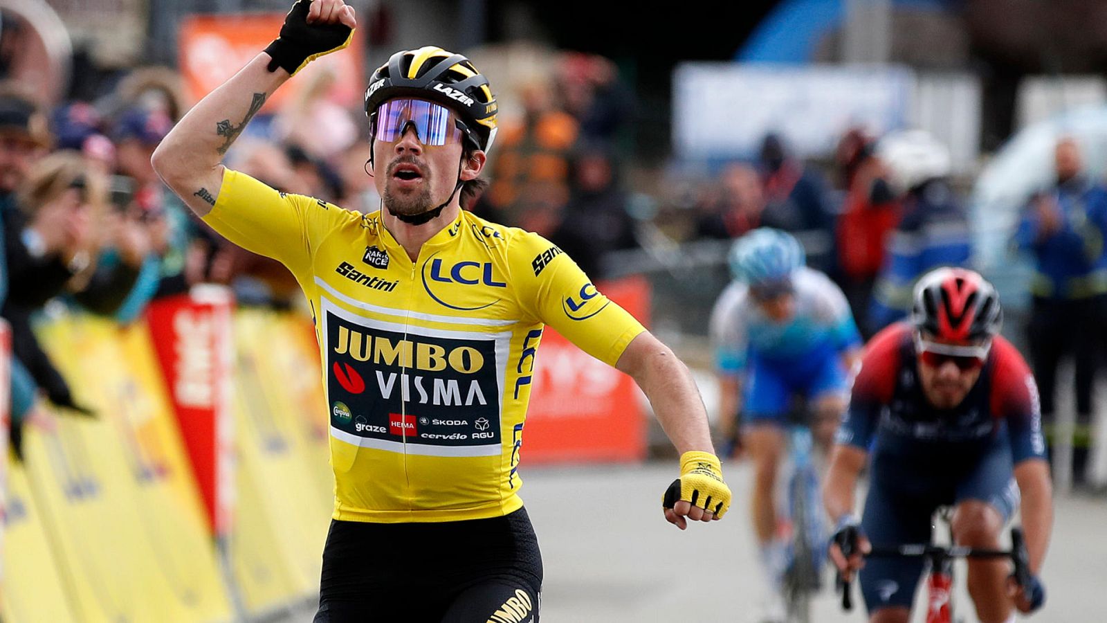 Roglic gana la 7ª etapa en el col de Turini y afianza su liderato de la París-Niza -- Ver ahora