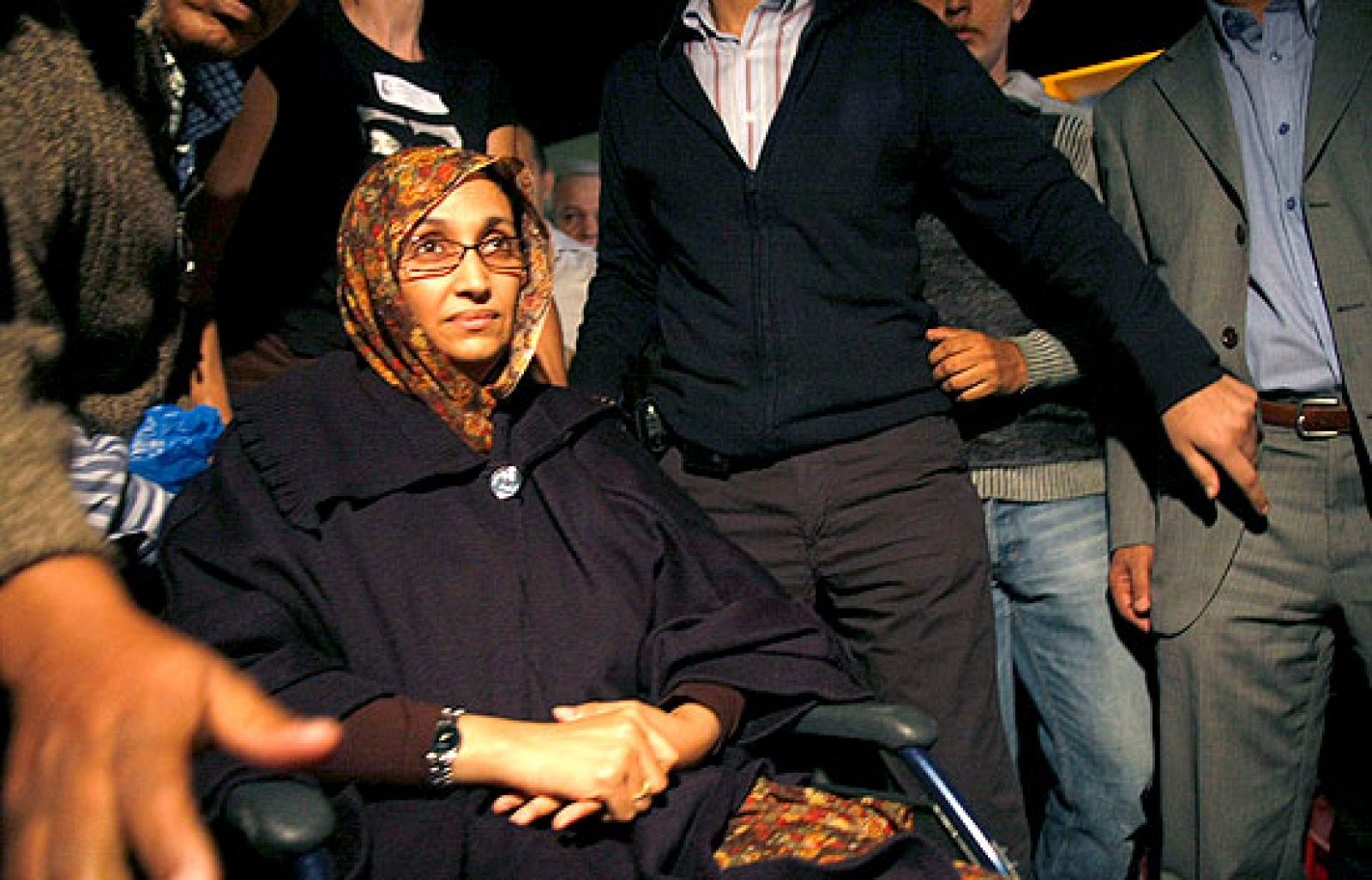 Marruecos frustra en el último momento el regreso de Haidar a El Aaiún