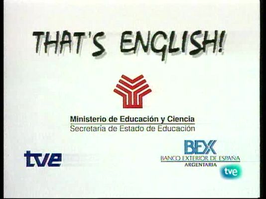 That's English - Módulo 6 - Unidad 7 - Programa 1