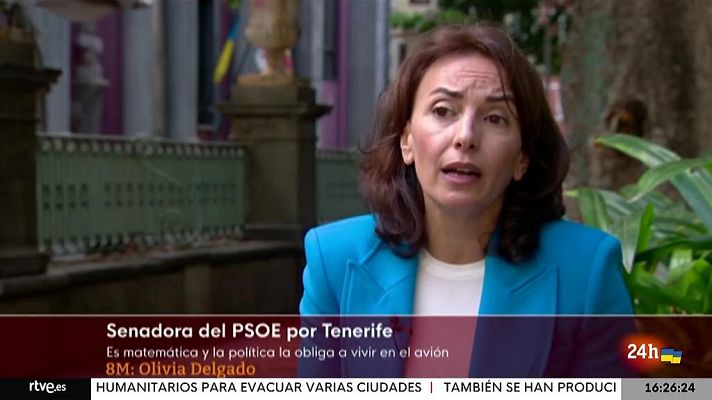Parlamento - 8M: Olivia Delgado, senadora del PSOE