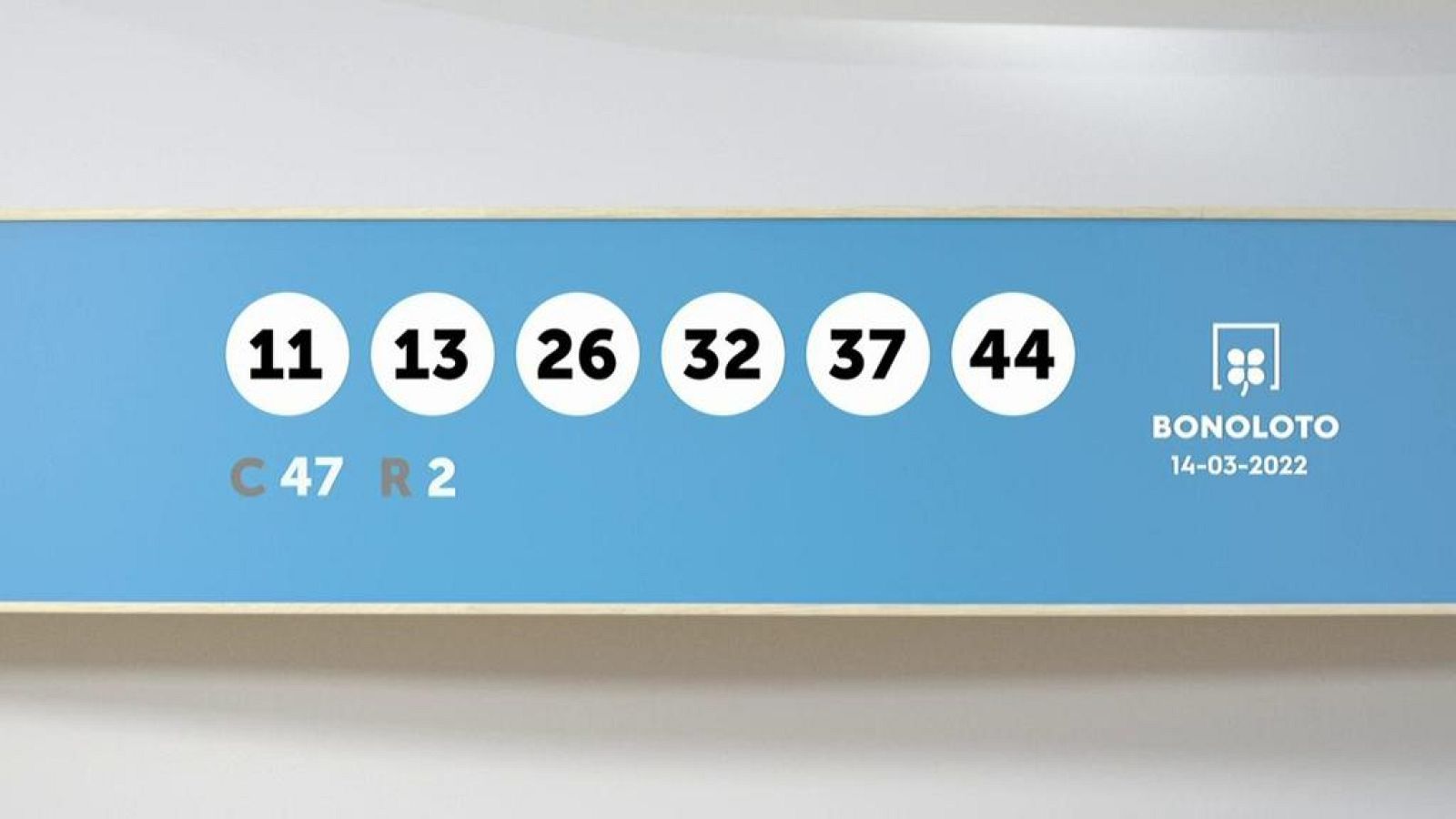 Sorteo de la Lotería Bonoloto del 14/03/2022 - Ver ahora