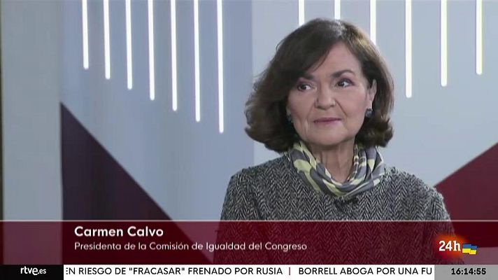 Parlamento - 8M: Carmen Calvo, presidenta de la Comisión de Igualdad