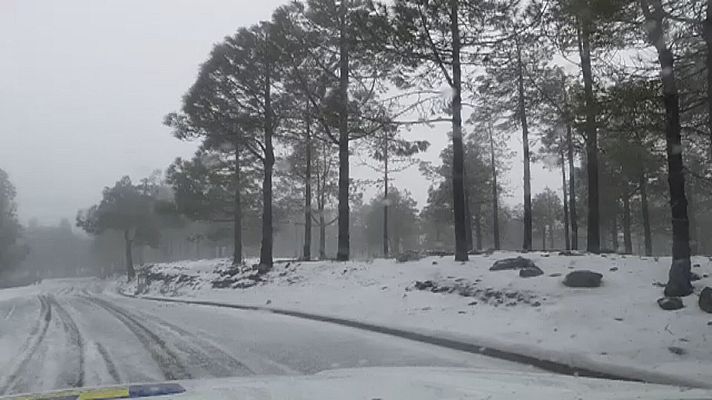 Telecanarias - La borrasca Celia deja nieve y bajada de temperaturas en Canarias