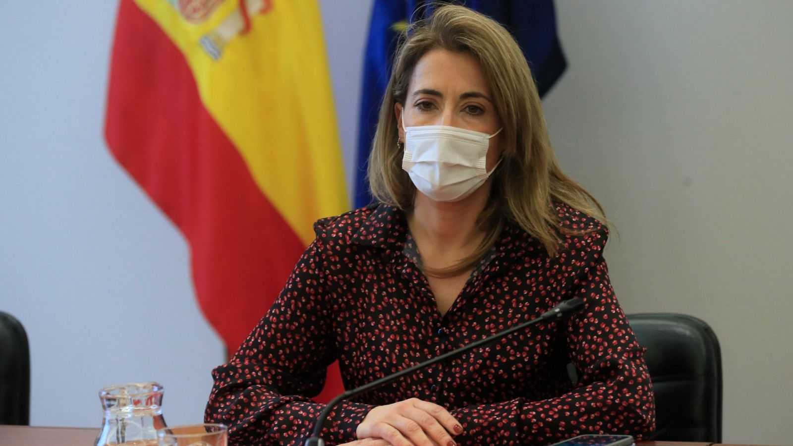 Raquel Sánchez asegura que la cadena de distribución está garantizada pese al paro de transportistas