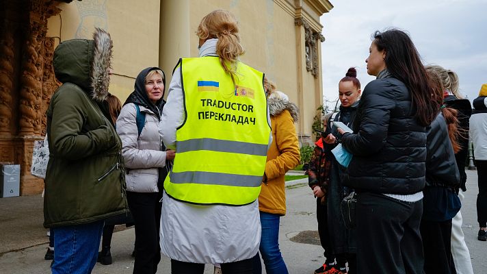 Telediario 1 - Refugiados ucranianos en España, entre el alivio y el sentimiento de culpa
