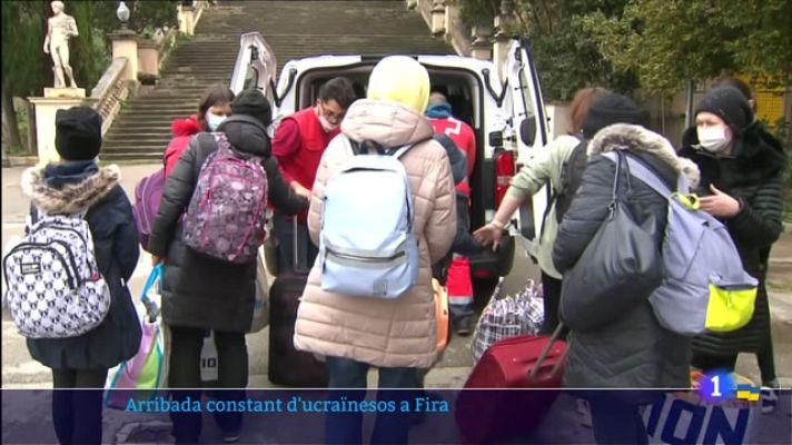 L'Informatiu - Arribada constant d'ucraïnesos a la Fira