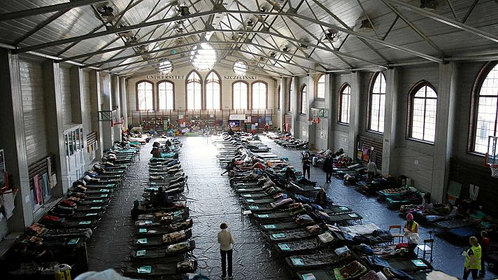 Telediario Fin de Semana - El éxodo de los refugiados a Polonia