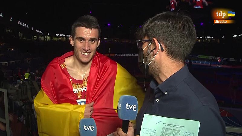 Mariano García: "Lo avisé, no me iba a dejar nada en la pista"