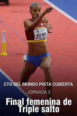 Atletismo - Final de triple salto del Mundial de pista cubierta 2022