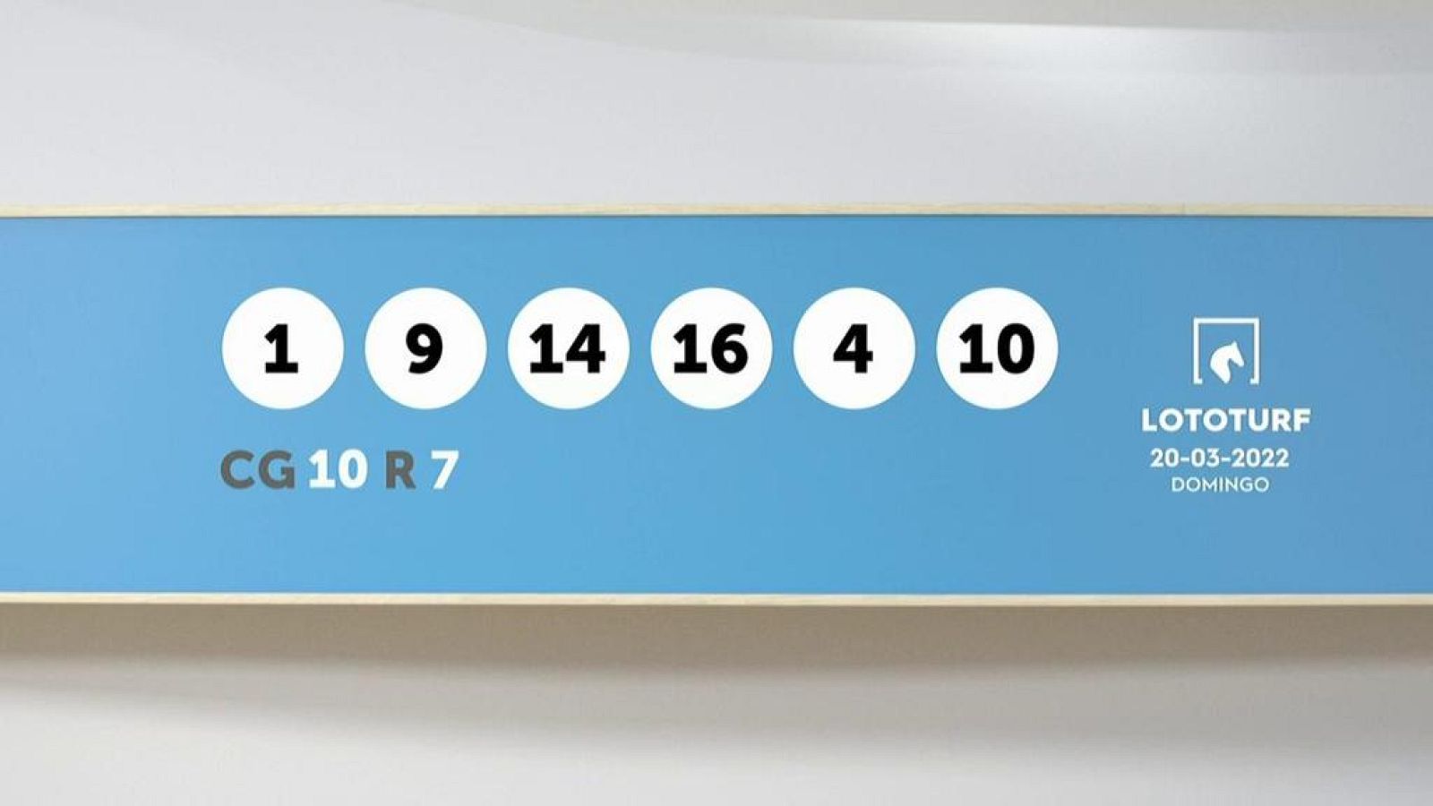 Sorteo de la Lotería Lototurf del 20/03/2022 - Ver ahora