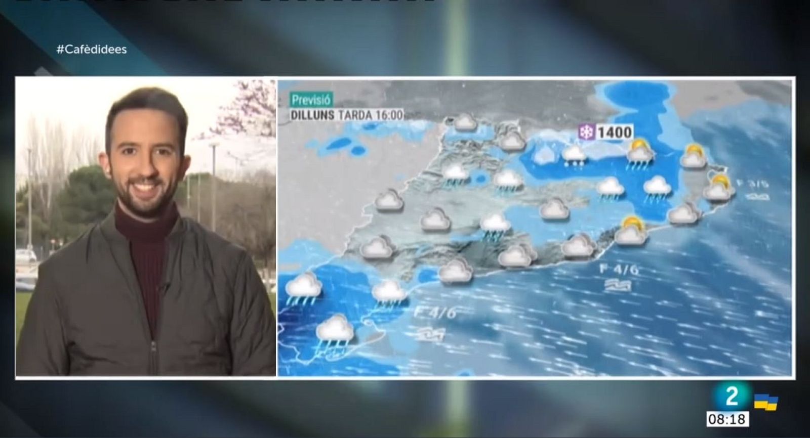 El Temps (21/03/2022) - Les pluges poden ser abudants a les Terres de l'Ebre. A més, el vent s'intensificarà i les onades superaran els 3 metres d'alçada