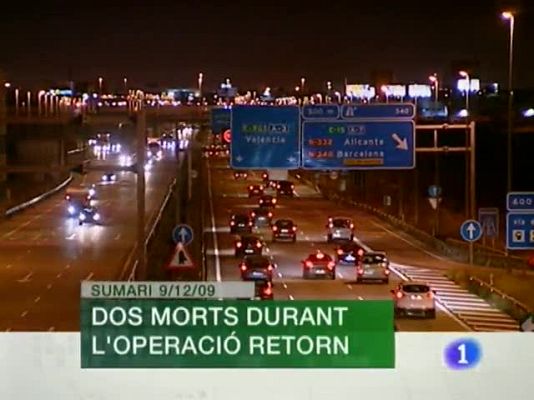 L'informatiu - Comunitat Valenciana - L'informatiu Comunitat Valenciana - 09/12/09