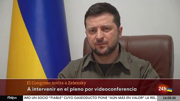 Parlamento - El Congreso invita a Zelenski a intervenir en el pleno