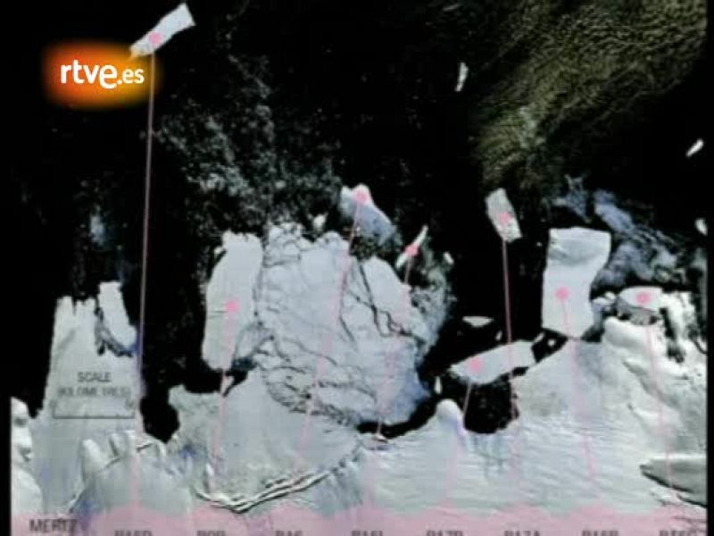 Un iceberg gigante de 140 kilómetros cuadrados se dirige hacia Australia