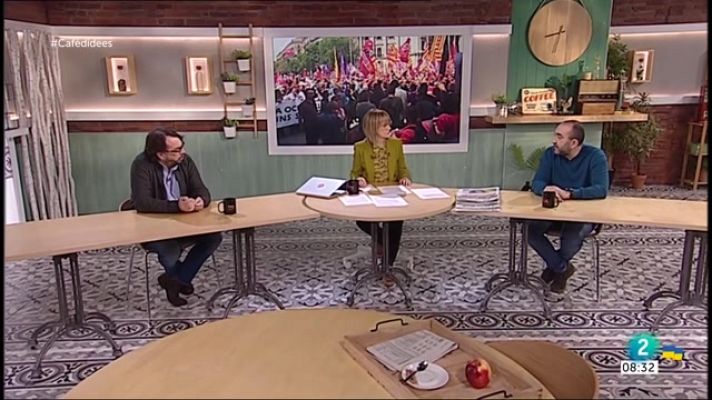 Cafè d'idees - "No volem pagar la factura. Plou sobre mullat".