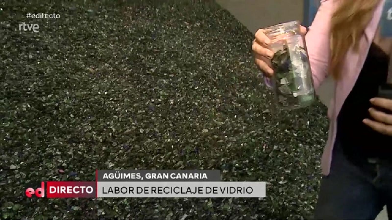 España Directo - Así funciona una planta de reciclaje de vidrio