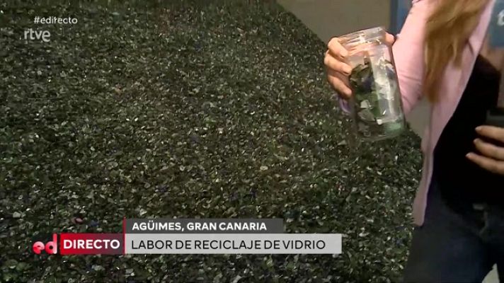 España Directo - Así funciona una planta de reciclaje de vidrio